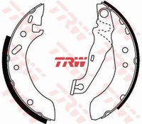 TRW GS8611 Bremsbackensatz 4 Bremsbacken Trommelbremse FüR Ford FüR Mazda