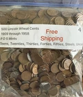 500 Lincoln Wheats 1909-58 PDS Mints 50s 40s 30s 20s Teens UNCs Steels FREE SHIP
