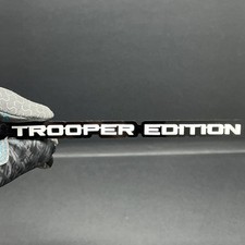 1pc Trooper Edition 3d Emblem Multicolor Custom Badge Sticker For Car Suv Truck