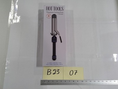 Hot Tools Titanium Curling Iron 1'' Barrel Black Adjustable Heat Hair New