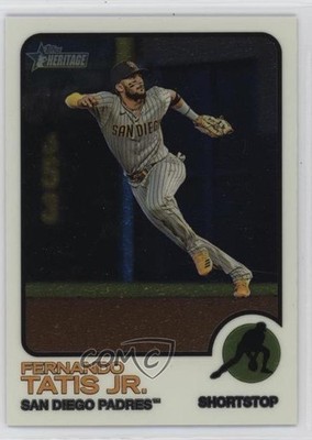 2022 Topps Heritage Chrome 896/999 Fernando Tatis Jr #88 4vy