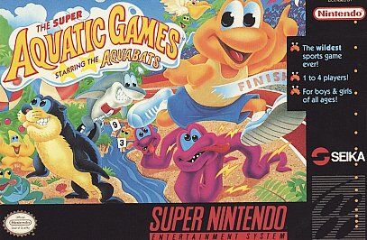 Super Aquatic Games SNES toller Zustand schneller Versand - Bild 1 von 1