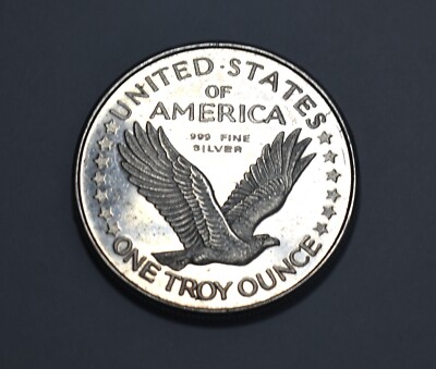 1986 Standing Liberty Silver 70th Anniversary United States 1 oz