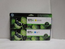 HP 971XL CN626AM CN628AM YELLOW CYAN Pro X451DN EXP 2018/2017 NEW SEALED