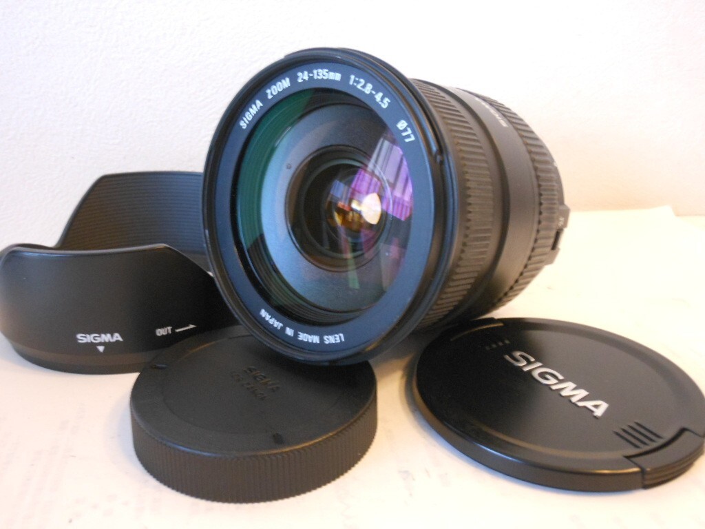 SIGMA シグマAF24-135mm F2.8 -4.5ペンタックスマウント MINT w/Hood] Sigma AF 24-135mm f2.8-4.5 D Zoom Lens for Canon From