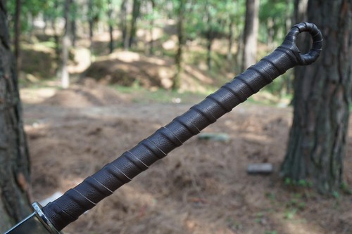 Custom Handmade Pudao Sword 24 inch Long Handle Ancient Chinese Traditional Swor - Picture 9 of 9