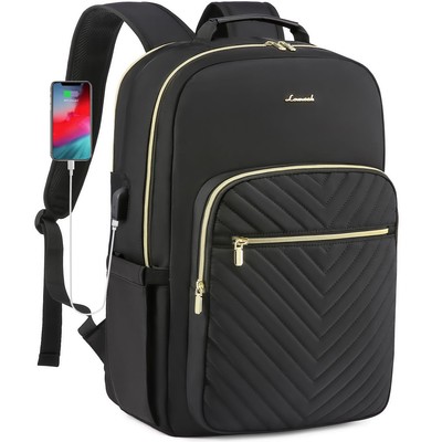 Large Travel Backpack Women with 17.3-inch Laptop Compartment, Work Business ...
