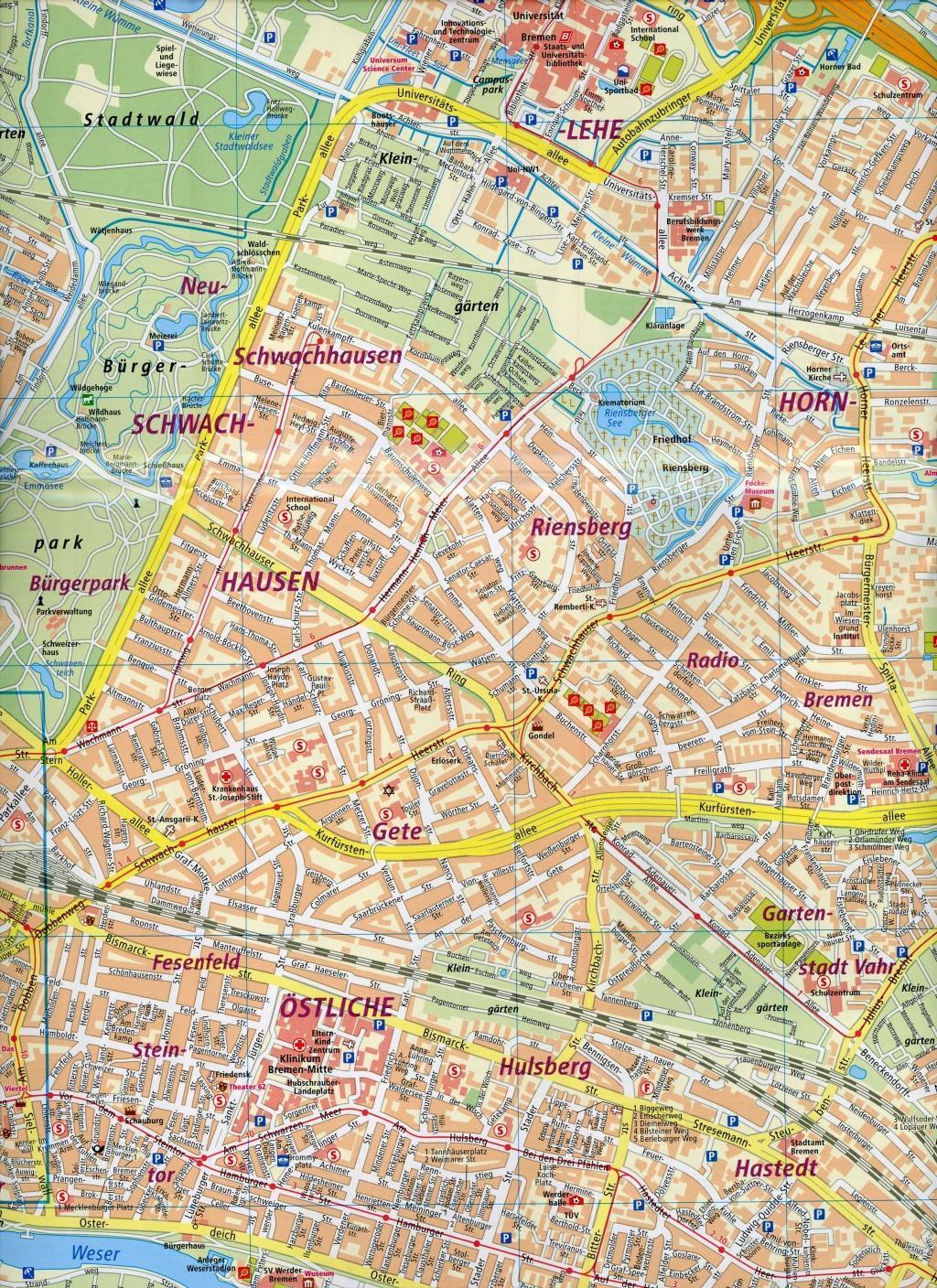 Thumbnail - Bremen. Stadtplan 1:16 000 | (land-)karte | Stadtplan (publicpress) |