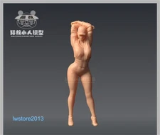 1/64 Beauty Hat Girl Miniatures Scene Props Figures Model For Cars Vehicles Toys