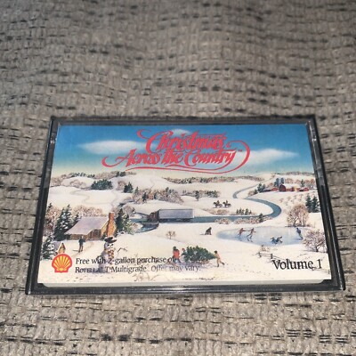 Christmas Across the Country Vol 1 Cassette 1989 Shell Oil Premium Holiday Music