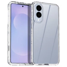 For Samsung Galaxy S25 Edge Clear Case Shockproof Heavy Duty Magnetic Cover