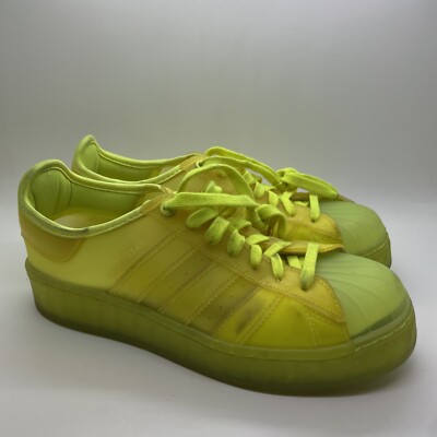 Adidas Superstar Jelly Solar Yellow Women's Sz