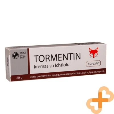 ESU LAPĖ Tormentin 20 g Cream For Acne Prone Skin Various Pimples Body Damaged