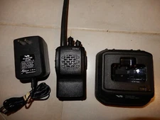 Vertex Standard VX-210AV Handheld Portable 2 Way Radio w/ Charger VHF Police EMS