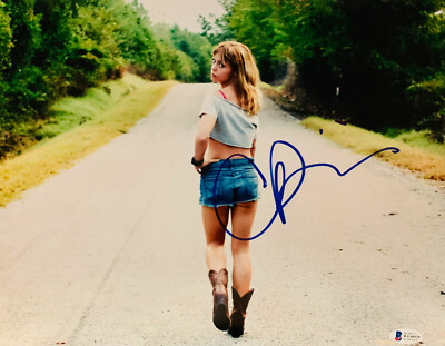 Christina Ricci Signed 11x14 Black Snake Moan Boots Beckett BAS Witnessed COA