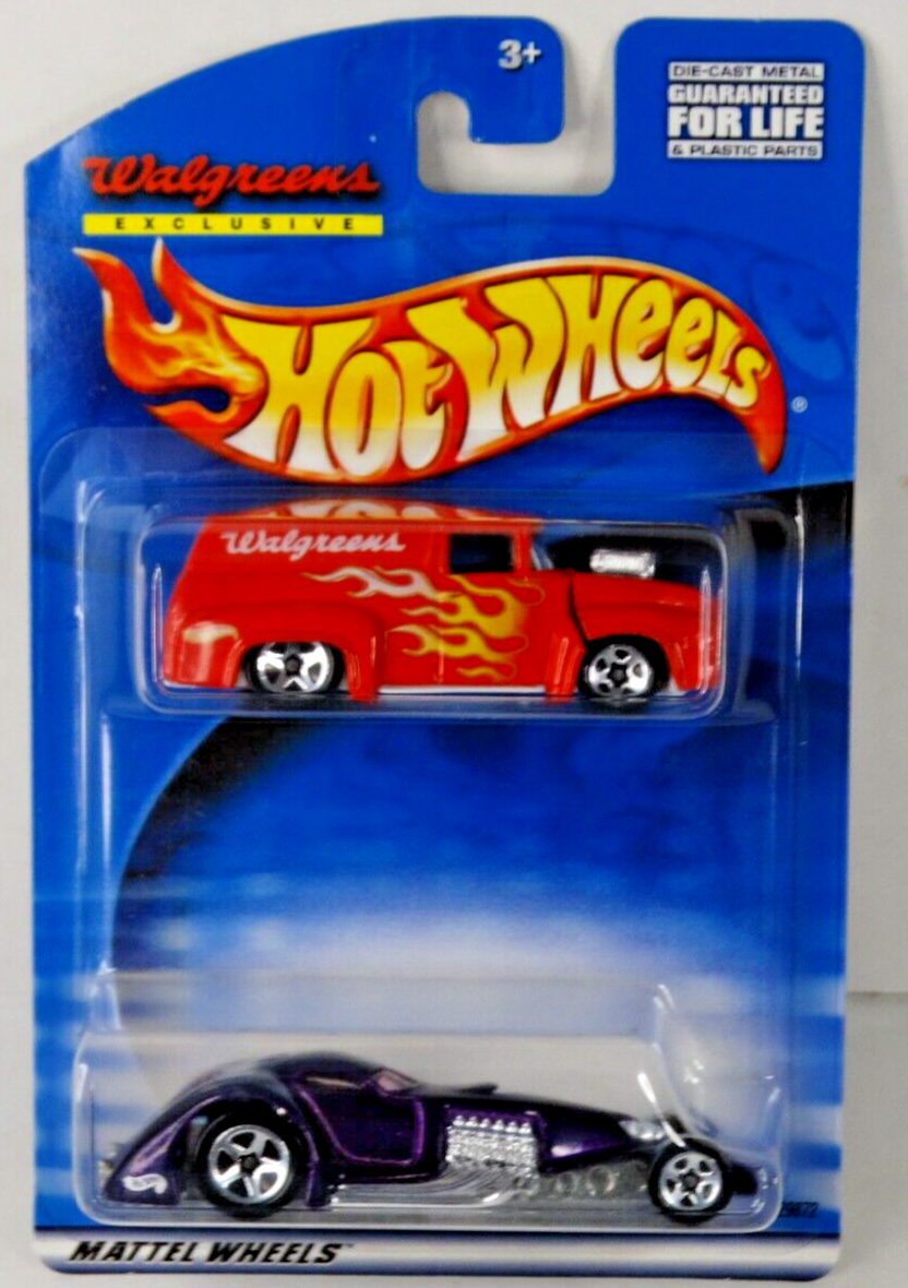 Hot Wheels Walgreens 2 Pack, 56 Ford & Hammered Coupe, NIP