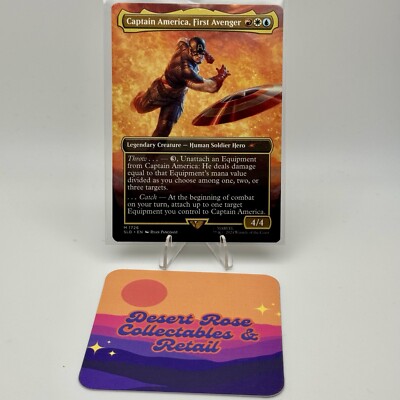 MTG SL マーベル　Captain America Non-Foil Secret Lair x Marvel: Captain America Non Foil - In hand