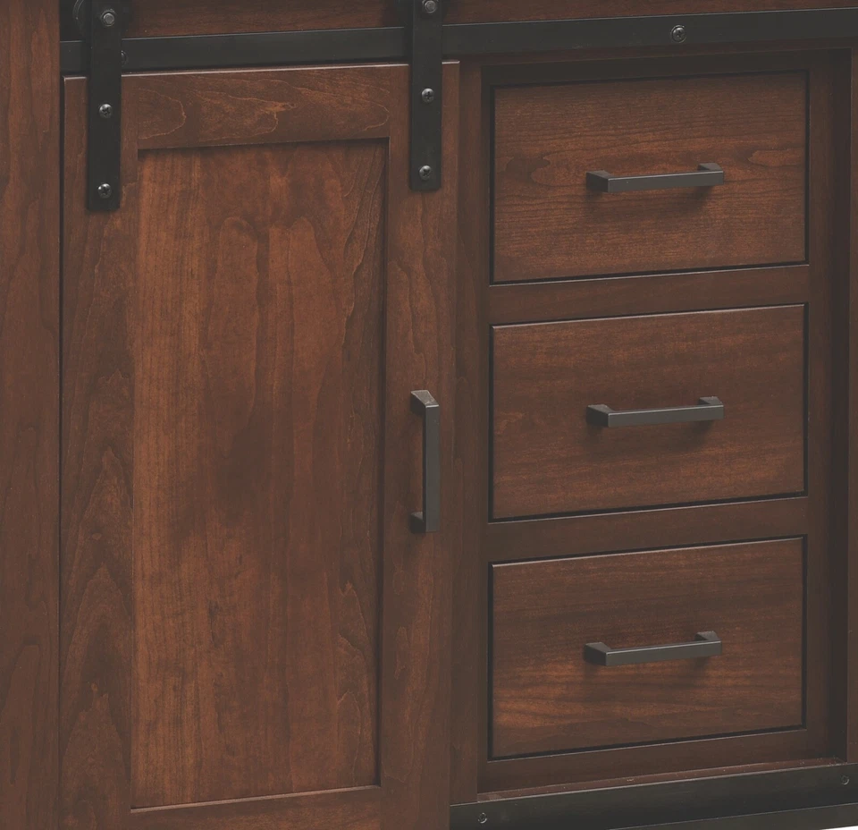 Personalizado para ti | Granja moderna | 48" Buffet | Servidor | Puerta corredera de granero  Foto 2 de 2