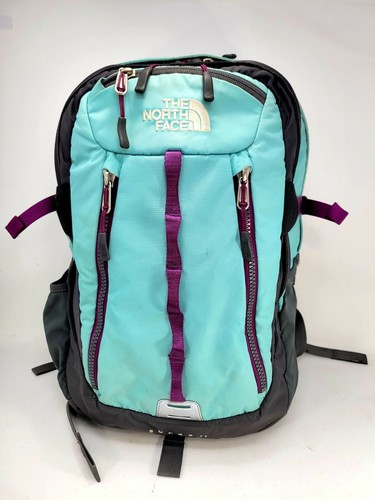 Laptop Backpack Mint Green / Purple 