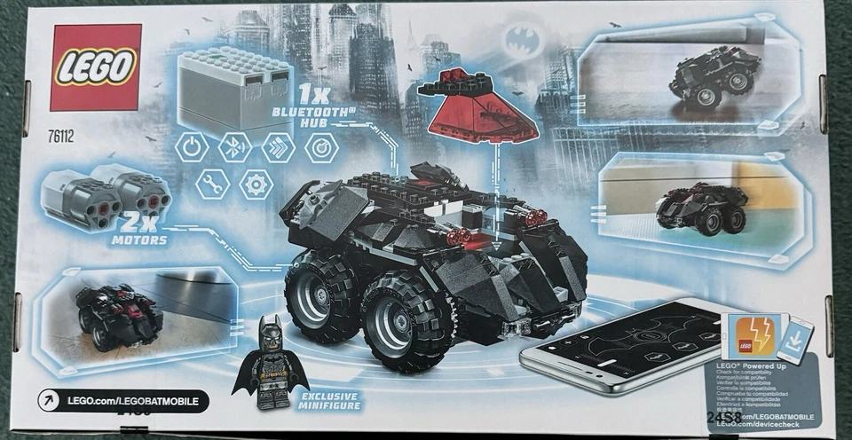 LEGO Dc Comics Super Heroes: App-Controlled Batmobile (76112) - Image 2 of 2