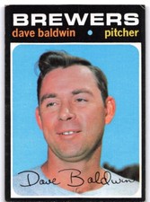 1971 Topps Dave Baldwin Milwaukee Brewers #48