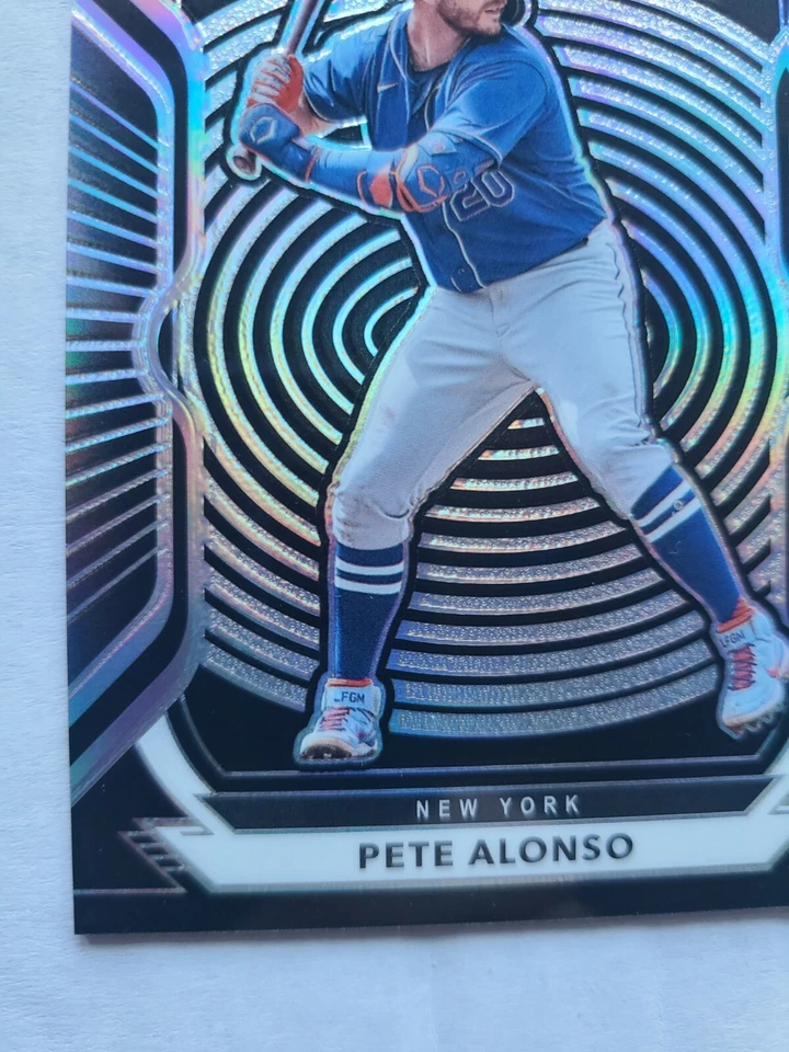 Pete Alonso 2021 Panini Chronicles Obsidian Baseball Card #12 - Image 4 of 4