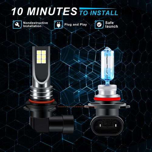 For Dodge RAM 1500 2500 3500 2013-15 LED Headlight Fog Light bulb With projector - Picture 8 of 12