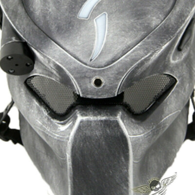 Masque Airsoft Paintball Demi-visage Anti-brouillard - TPU + Polycarbonate, Avec Protection Oculaire, Pour Moto Et Cyclisme