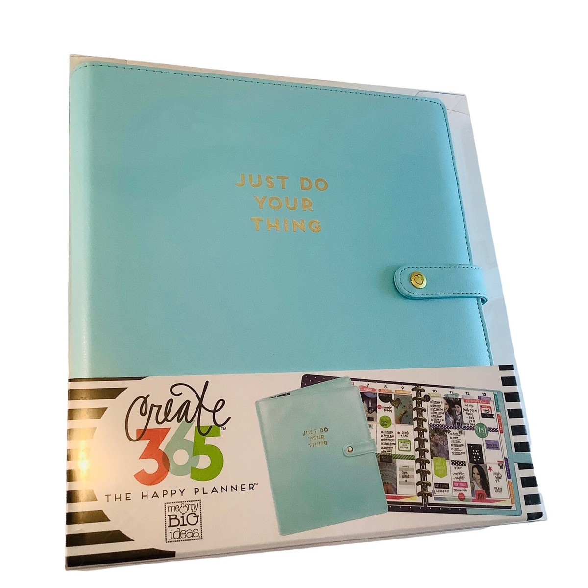 The Happy Planner Deluxe Cover BIG Size Blue The Happy Planner Deluxe Cover BIG Size Blue