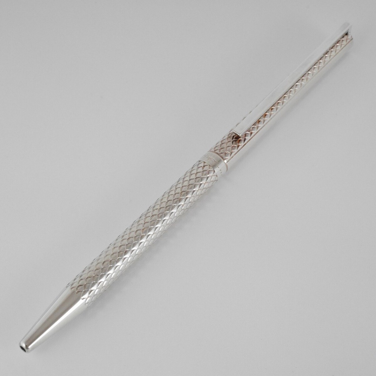 S.T. Dupont Classic 2 Silver Plated Snake Ballpoint Pen with Box