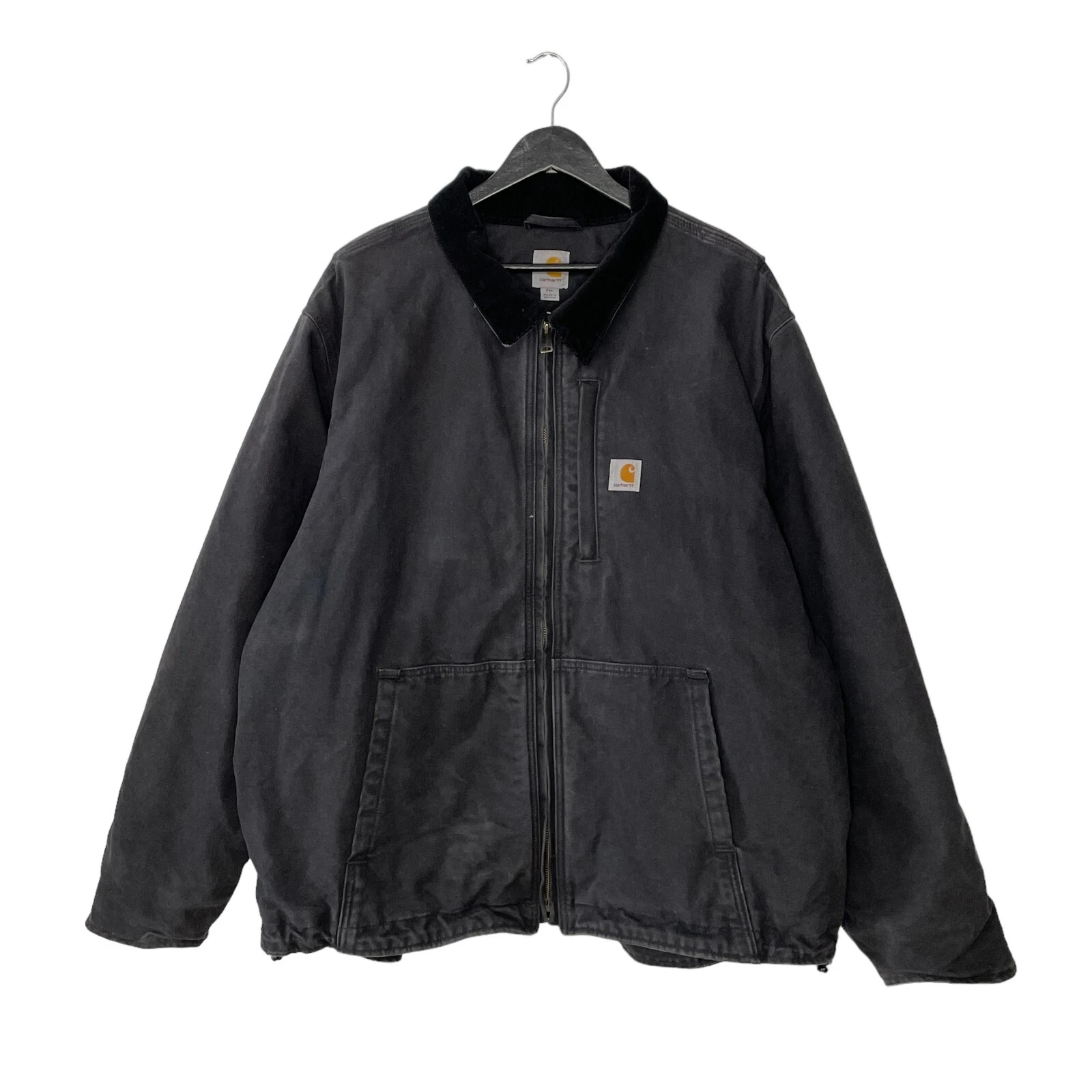 Vintage Carhartt Full Swing Fleece Lined Canvas Jacket Size XXL Black Insulated