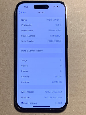 Apple iPhone 14 Pro - 256GB - Gold Unlocked A2650 (CDMA + GSM) | eBay