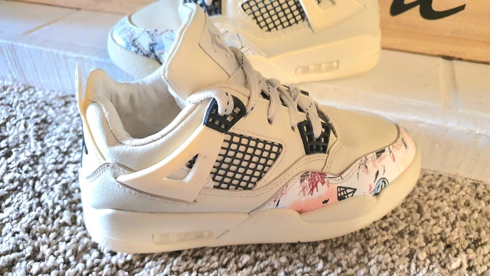 NUEVO LOOK similar a- Jordan 4 Retro Mid Pure Money talla 3 Foto 4 de 4