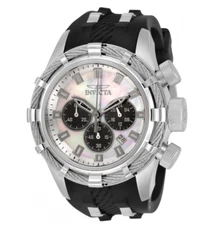 Invicta Bolt Sport Men's 50mm Mother of Pearl Panda Dial Chronograph Watch 32961