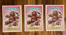 Garbage Pail Kids 4th Series Holly Wood 125a, Woody Alan 125b and Oak Kay 125b