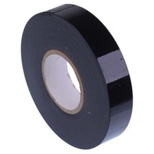 Black 19mm x 40m PVC Non Adhesive Insulation Tape Insulating