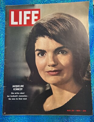 May 29, 1964 & Nov. 24 1967 - Life Magazine - Jacqueline Kennedy - Vintage - JFK