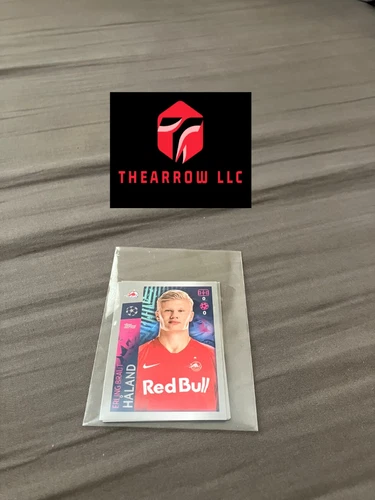 2019-20 Topps UEFA Champions League # 419 Erling Haaland Salzburg ROOKIE STICKER