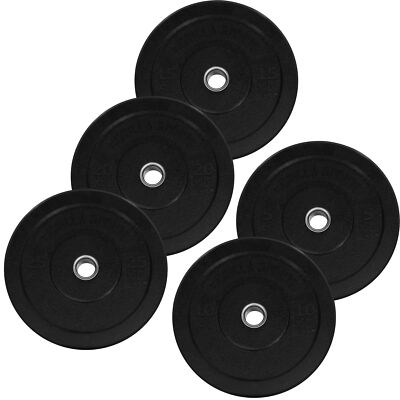 GORILLA SPORTS  Olympia Hantelscheiben 50mm Bumper Plates Gummi Gewichtsscheiben