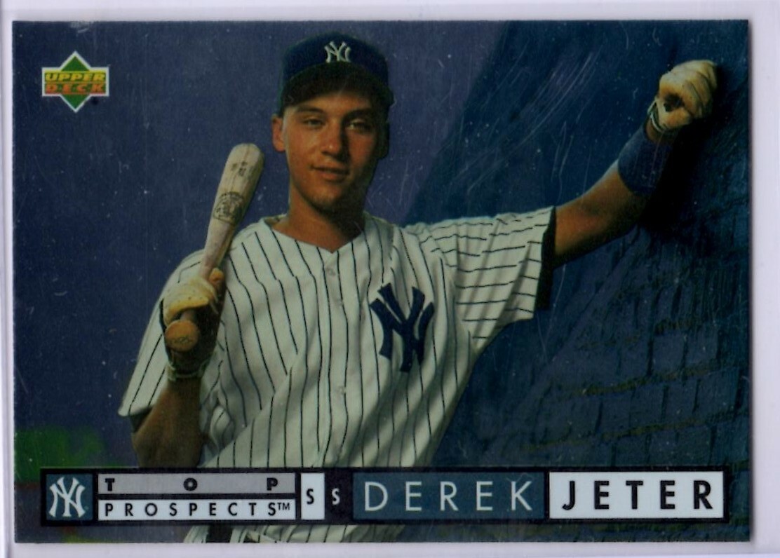 1994 Upper Deck #550 Derek Jeter ~ NY Yankees ⚾ Nice Foil Rookie! ⚾