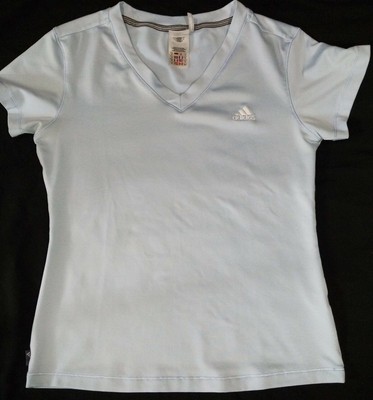 baby blue adidas t shirt women's