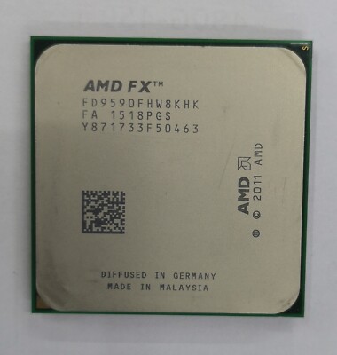 AMD FX-9590 Desktop Processor AM3+ fx9590 FD9590FHW8KHK 220W TDP for ...