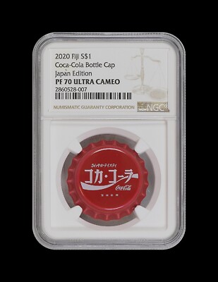 FIJI. 2020, Dollar, Silver - NGC PF70 - Top Pop ? Coca-Cola 