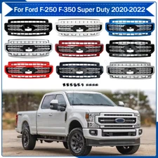 For 2020-2022 Ford F250 F350 Super Duty Lariat Style Front Bumper Upper Grille