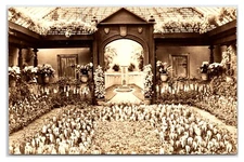 Vintage 1940s - Church Gardens - Real Photo Postcard (UnPosted) *RPPC*