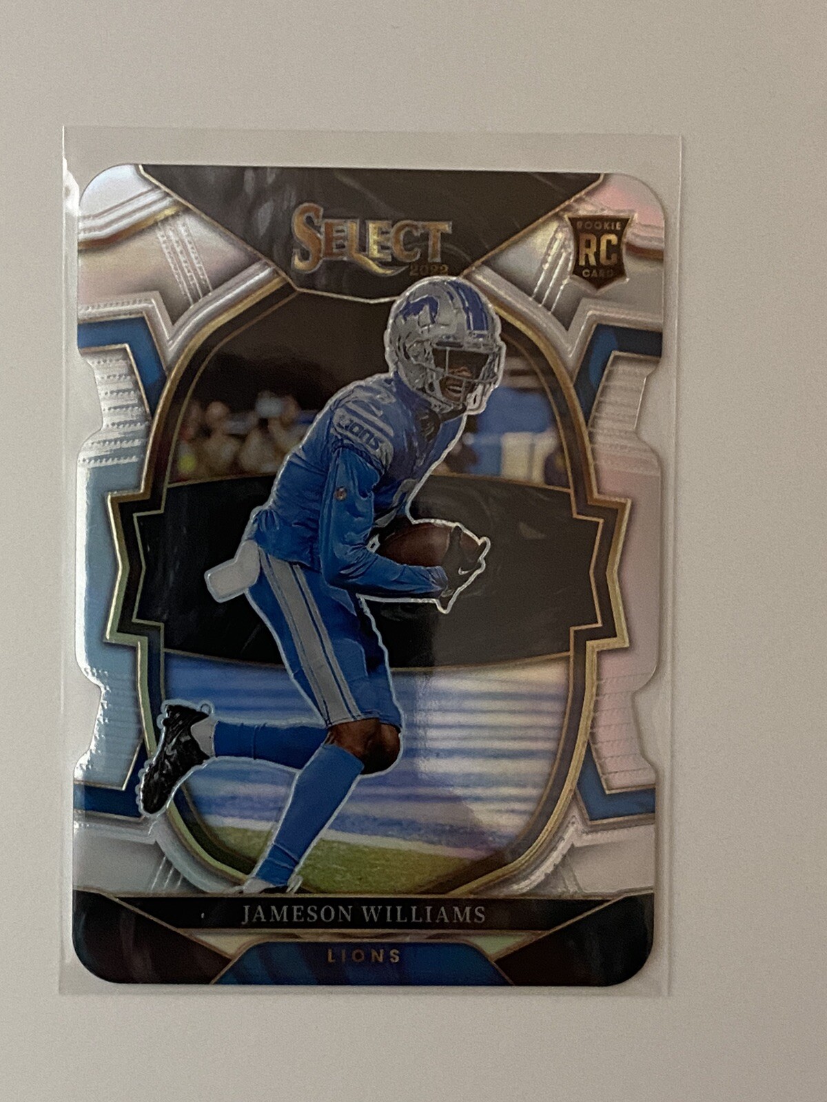 2022 Select JAMESON WILLIAMS Concourse Silver Prizm Die-Cut RC Rookie #57 Lions