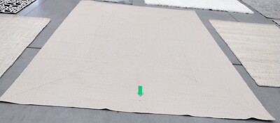 IVORY / BEIGE 9' X 12' Broken Thread Rug, Reduced Price 1172749879 BRD315B-9