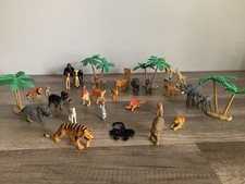 African Safari Animals Plastic Figures Disinfected