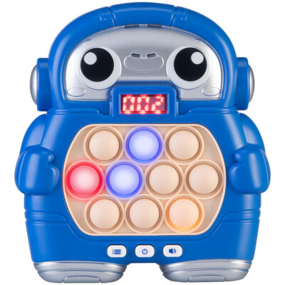 Playtastic Quick-Push-Bubble-Spielkonsole ''Astronaut'', mit Display, blau