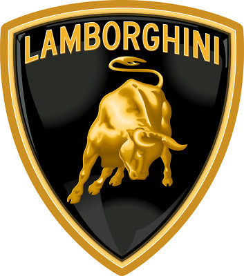 Lamborghini Main Logo DECAL  Sticker / Vinyl Decal  | 10 Sizes!! with TRACKING!